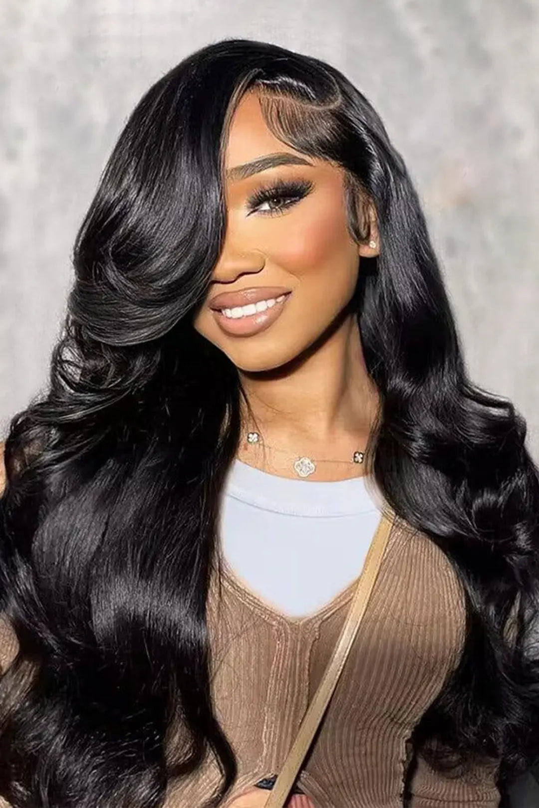 Cambodian Virgin Hair Bundle Body Wave Natural Color 12A 50% Density