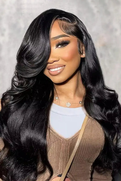 Cambodian Virgin Hair Bundle Body Wave Natural Color 12A 50% Density