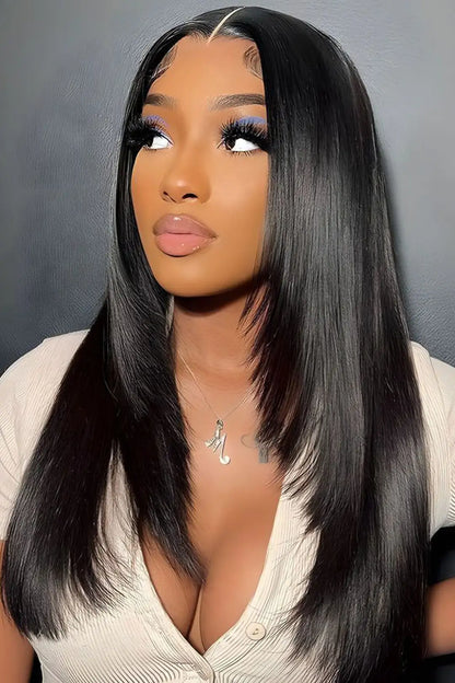 Cambodian Virgin Hair Bundle Straight Natural Color 12A 50% Density