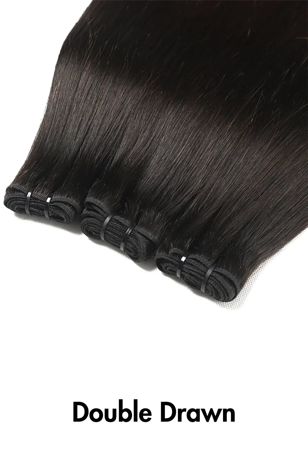 Cambodian Virgin Hair Bundle Straight Natural Color 12A 50% Density
